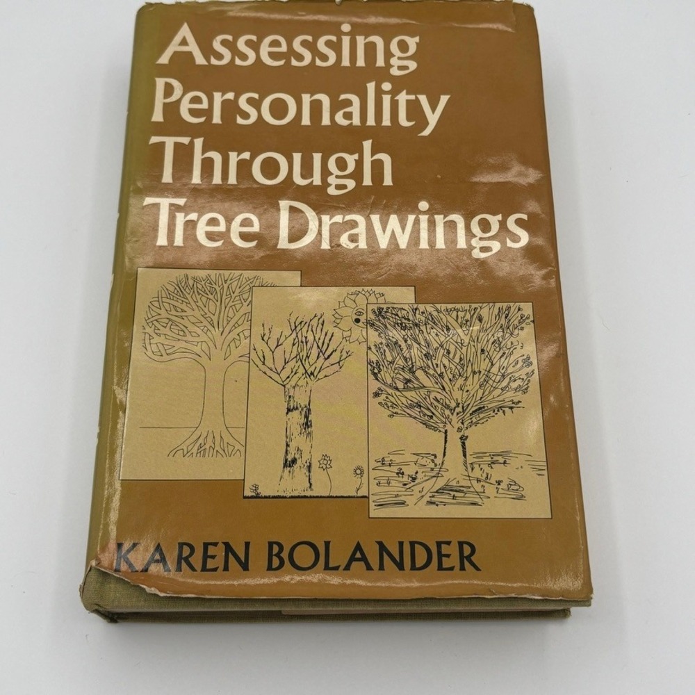 RARE Assessing Personality Through Tree Drawings Karen Bolander Hardcover Book